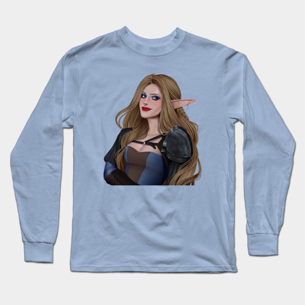 Aesyn Rightwing Background Long Sleeve T-Shirt by DorkTales